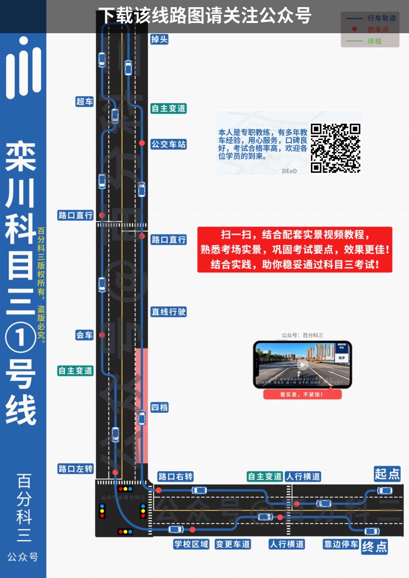 科目三栾川考场科目三路线图